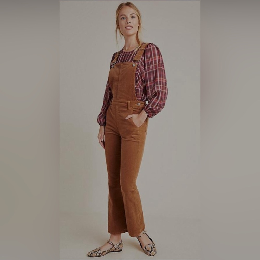 7 For All Mankind Women’s Small Corduroy Overalls